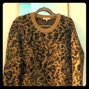 Madewell Oversized Leopard Sweater